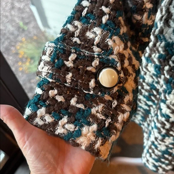 Arden B Textured Wool Blend Coat - Picture 6 of 8